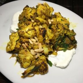 Gluten-free cauliflower from Madera Kitchen